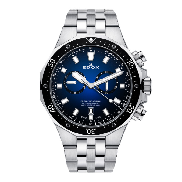 EDOX デルフィン オリジナル クロノグラフ 10109-3M-BUIN