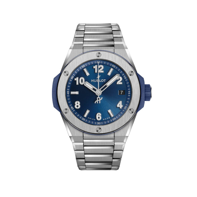 HUBLOT ビッグ・バン インテグレーテッド タイムオンリー チタニウム ブルー 457.NX.7170.NX