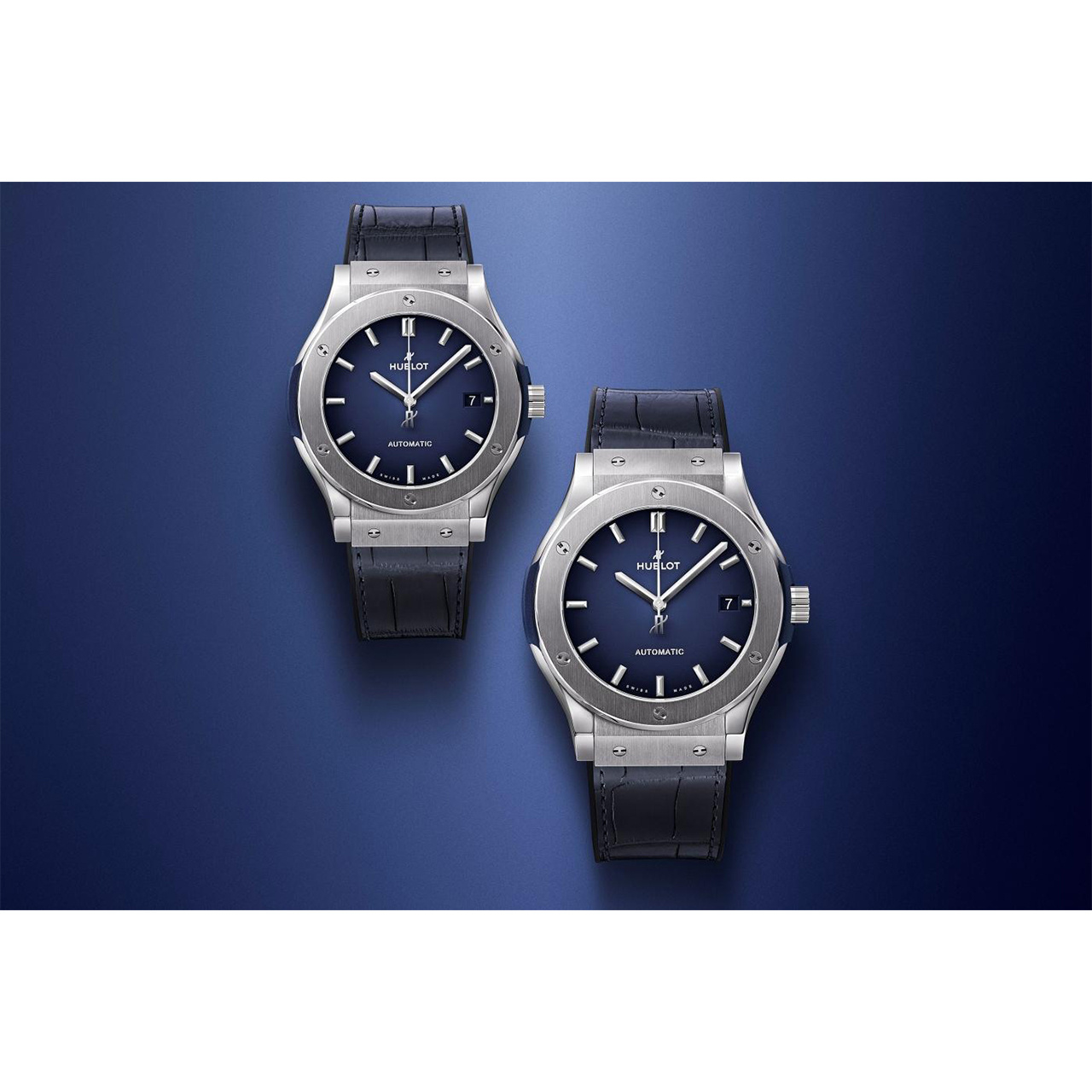 HUBLOT クラシック・フュージョン チタニウム ディープブルー 511.NX.6670.LR.JPN
