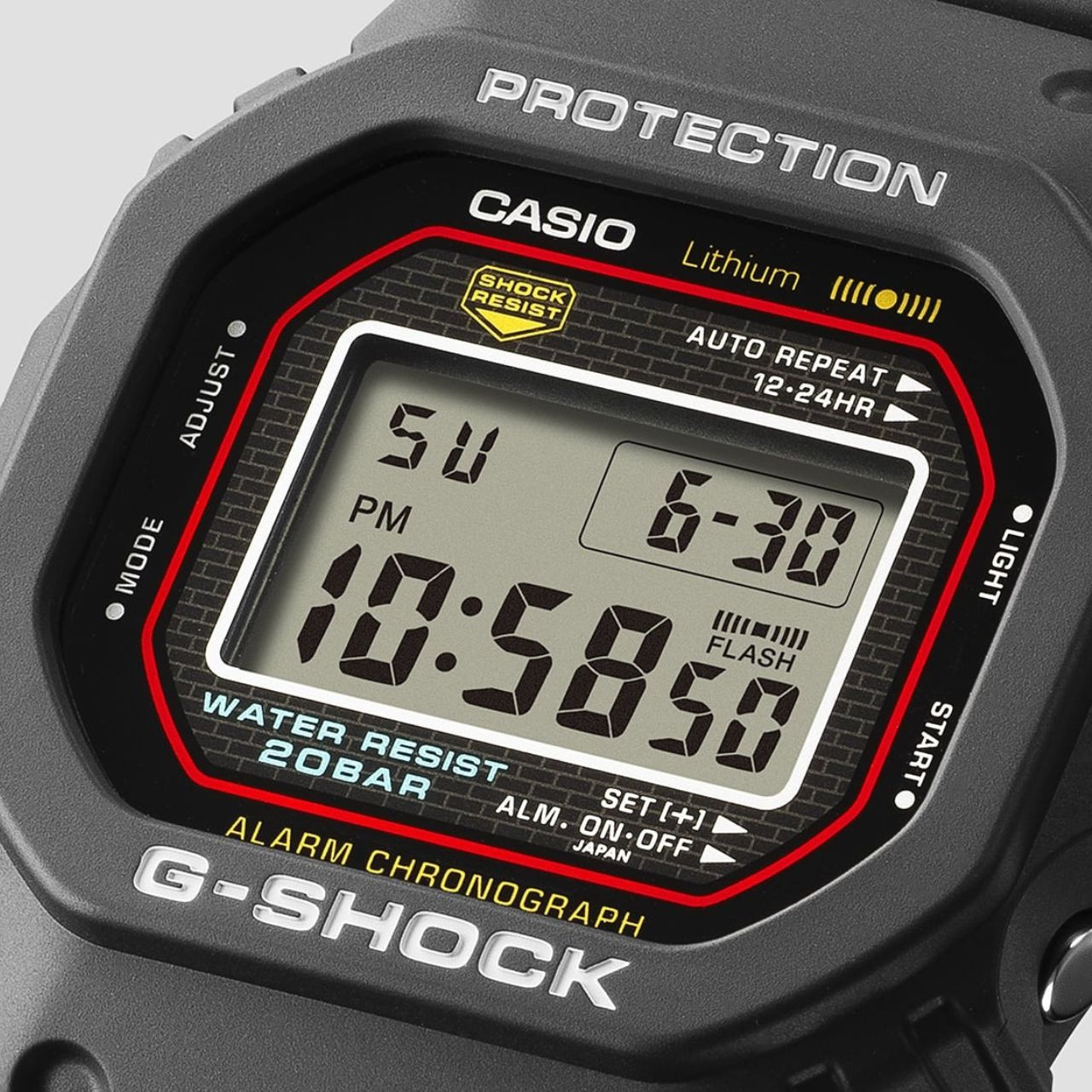 初代G-SHOCK 復刻モデル」DW-5000R-1AJF DW-5000R-1AJF｜G-SHOCK