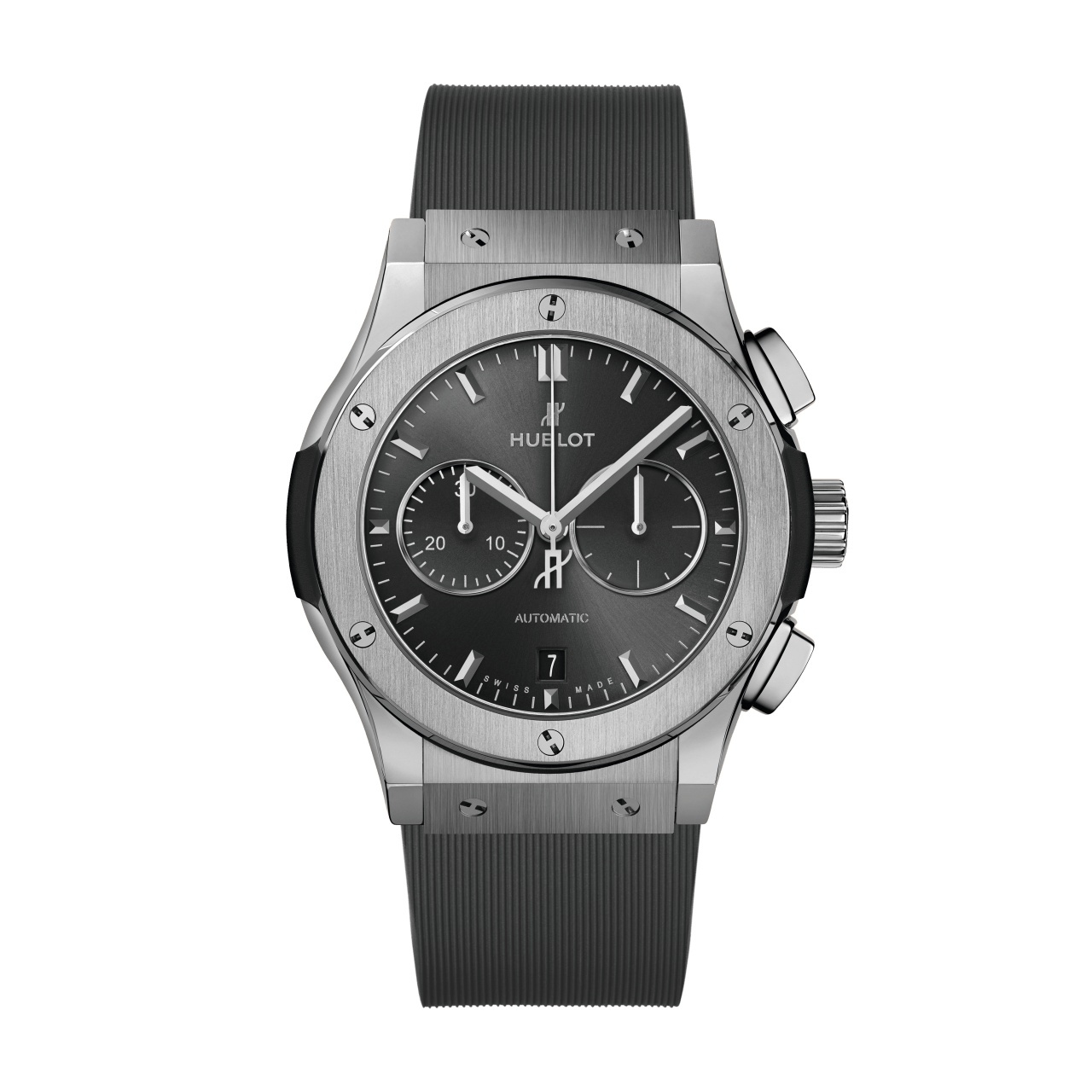 HUBLOT クラシック・フュージョン レーシンググレー クロノグラフ チタニウム 42mm 541.NX.7070.RX