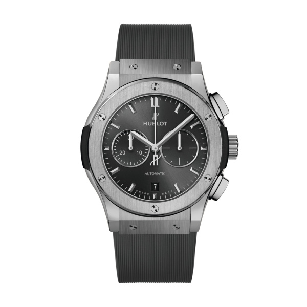 HUBLOT クラシック・フュージョン レーシンググレー クロノグラフ チタニウム 42mm 541.NX.7070.RX