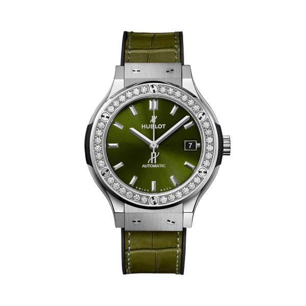 クラシック・フュージョン チタニウム グリーン ダイヤモンド BY HUBLOT クラシック・フュージョン チタニウム グリーン ダイヤモンド ウブロ