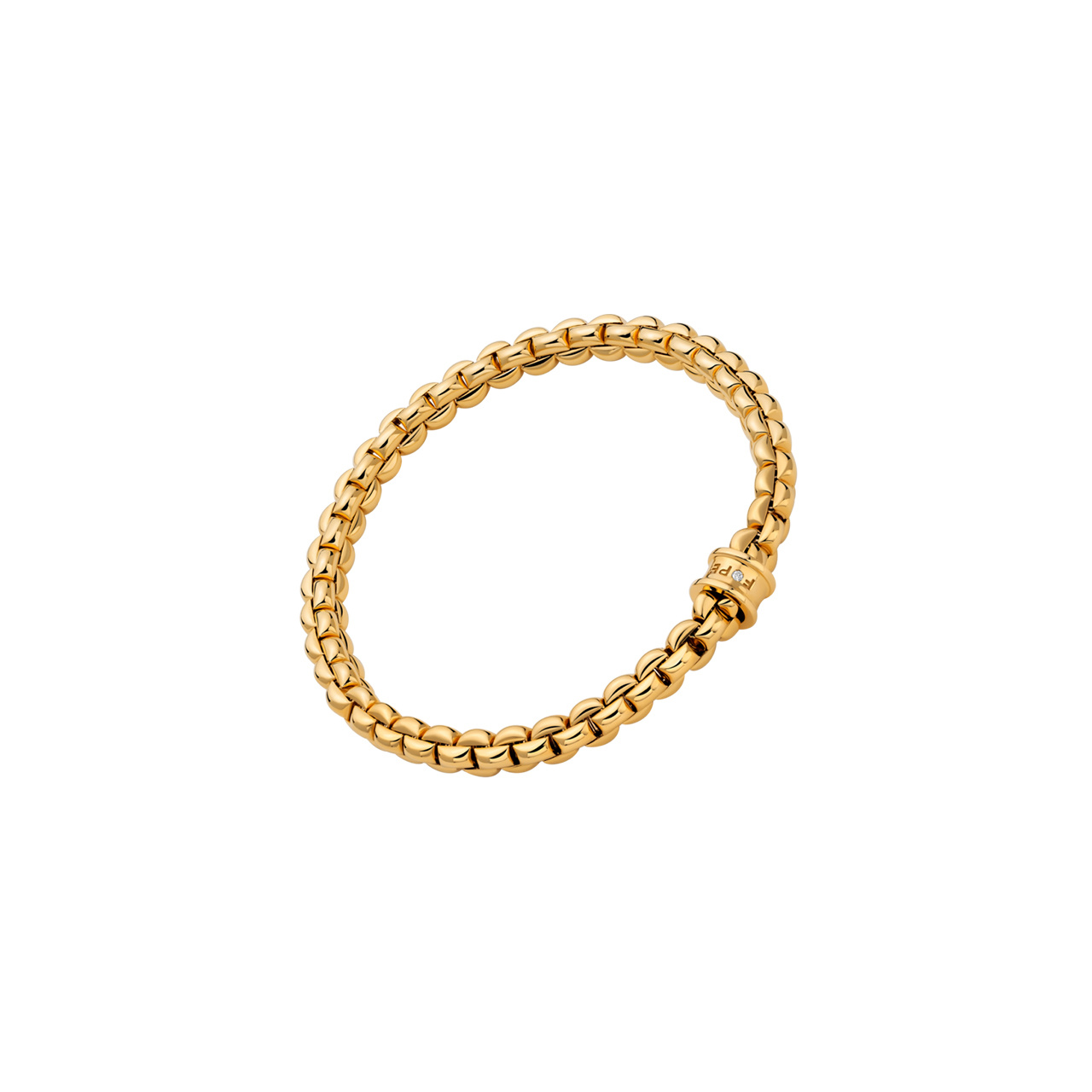 FOPE EKA Flex'it ブレスレット ホワイトダイヤモンド YG 01M10BX_BB_G_XGX_00M