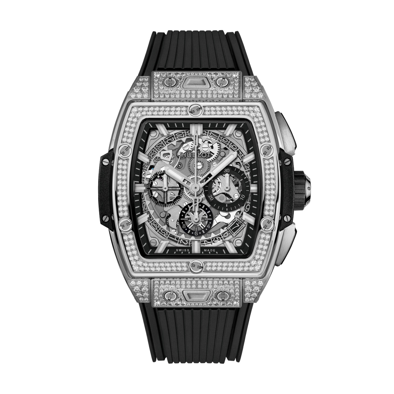 スピリット オブ ビッグ・バン チタニウム パヴェ 42mm BY HUBLOT スピリット オブ ビッグ・バン チタニウム パヴェ 42mm バイ ウブロ