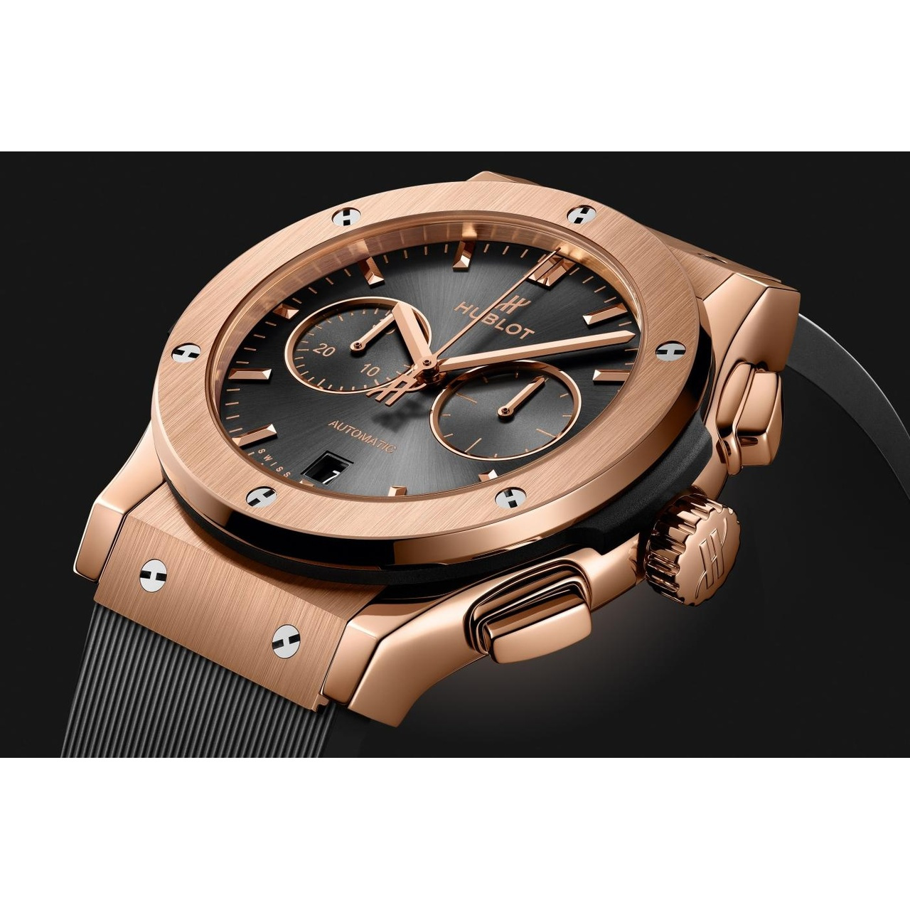 HUBLOT クラシック・フュージョン クロノグラフ キングゴールド レーシンググレー 42mm 541.OX.7080.RX