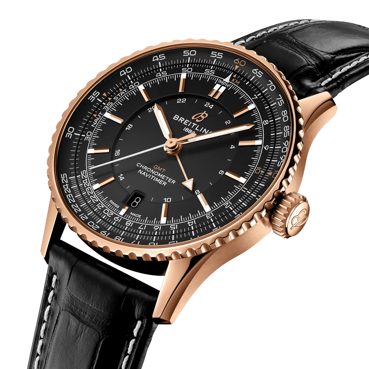 BREITLING ナビタイマー オートマチック GMT 41 ジャパン リミテッド R323101A1B1P1