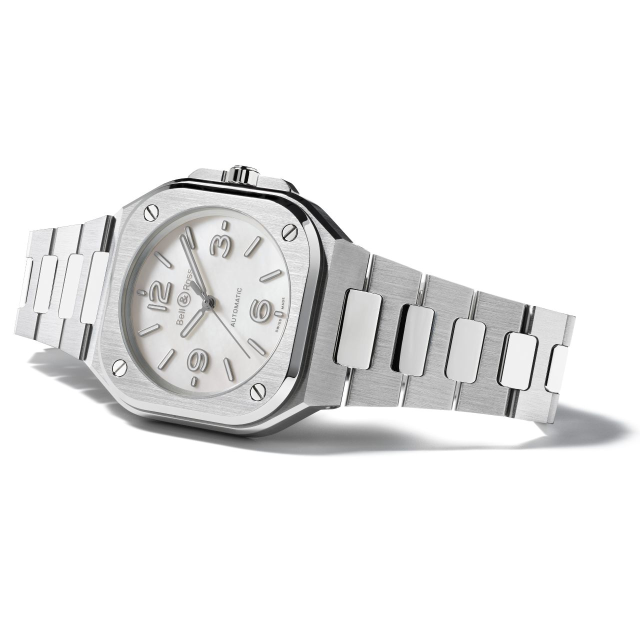 Bell & Ross BR-05 36 mm マザーオブパール スティール BR05A-S-MP-ST/SST