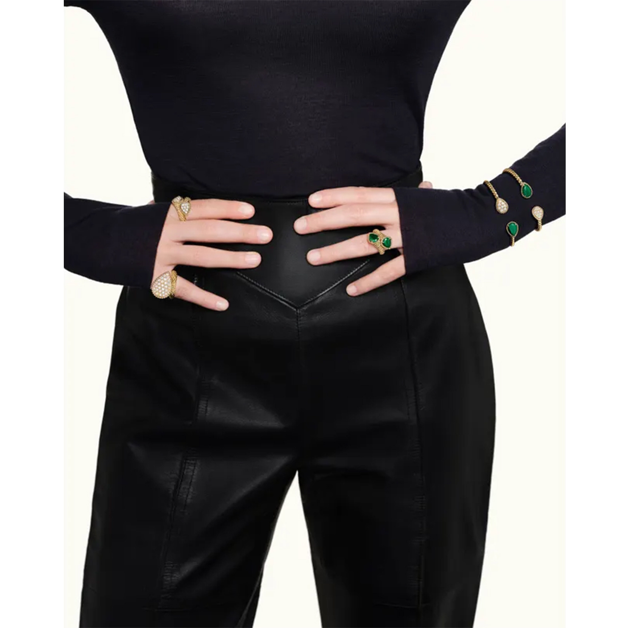 BOUCHERON セルパンボエム トワエモア リング JRG02797