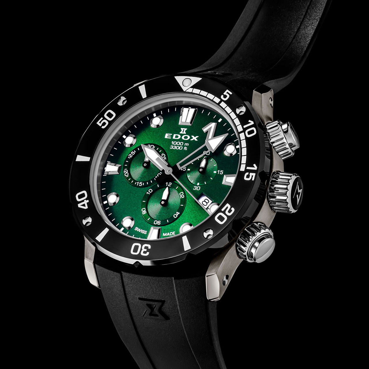 EDOX クロノオフショア1 クロノグラフ ジャパン リミテッド エディション 10242-TIN-VINGM