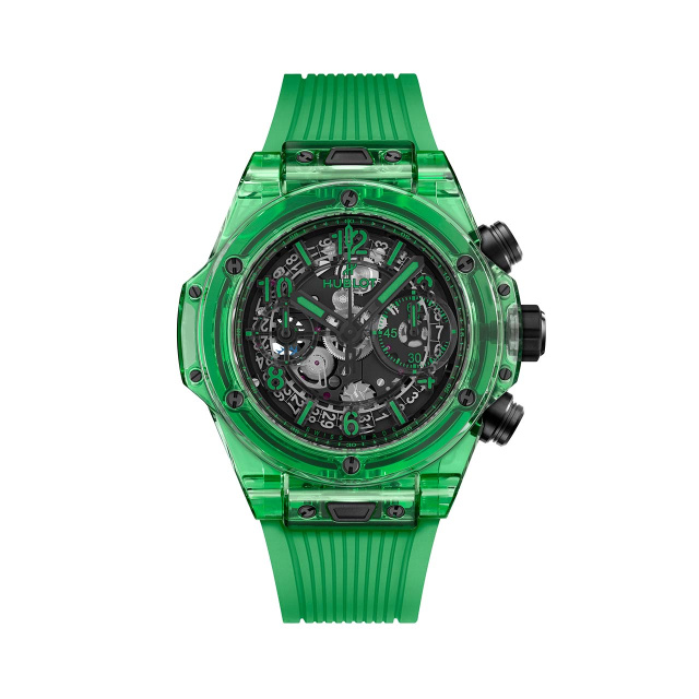 HUBLOT ビッグ・バン ウニコ グリーン SAXEM 441.JG.4990.RT