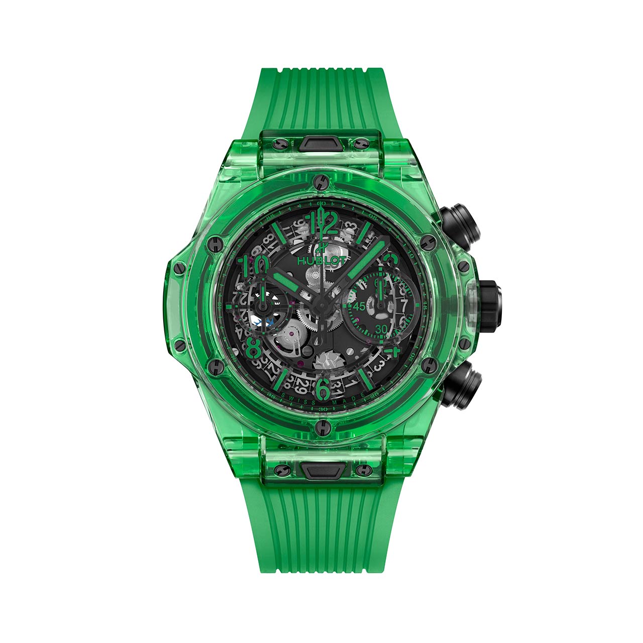 HUBLOT ビッグ・バン ウニコ グリーン SAXEM 441.JG.4990.RT