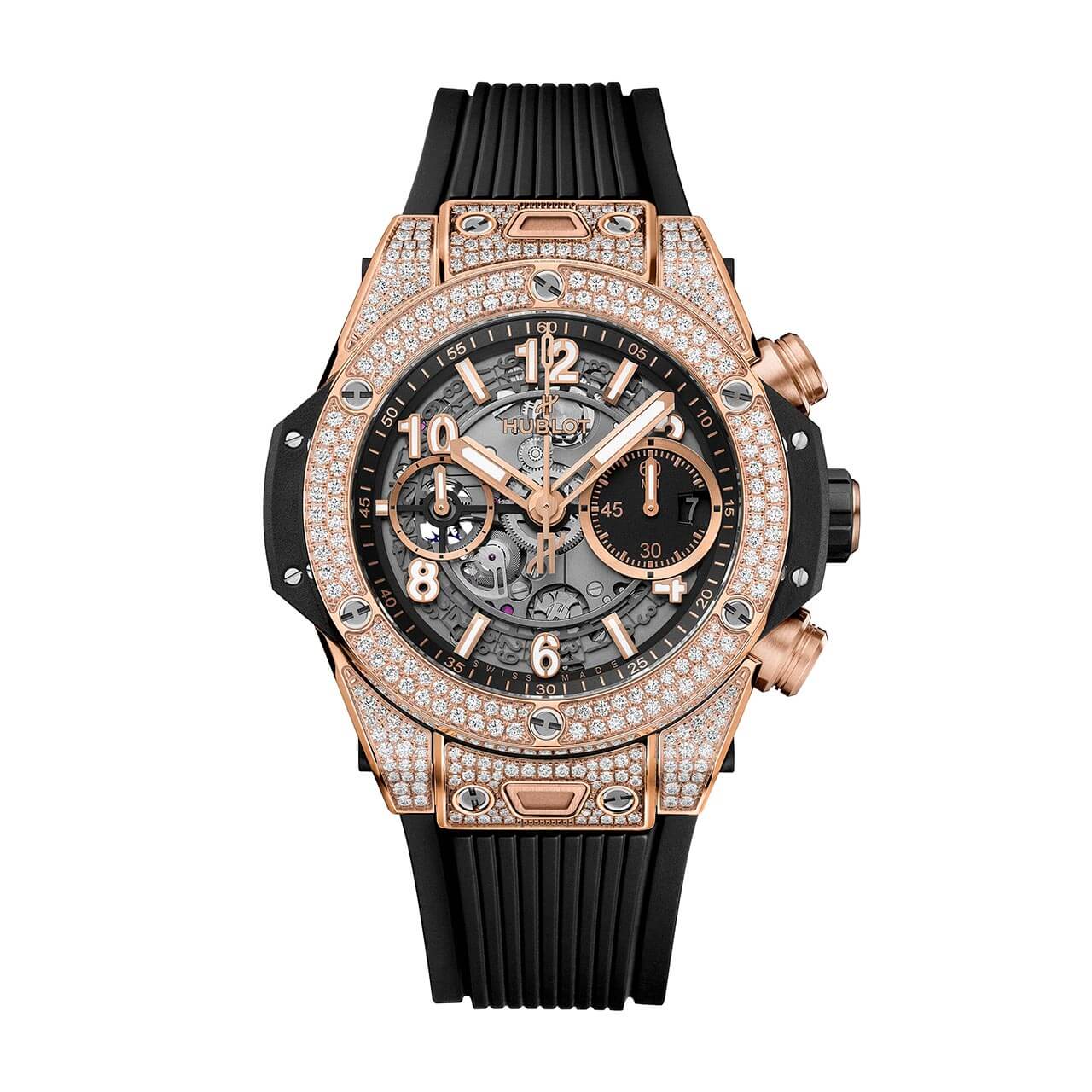 HUBLOT ビッグ・バン ウニコ キングゴールド パヴェ 441.OX.1181.RX.1704