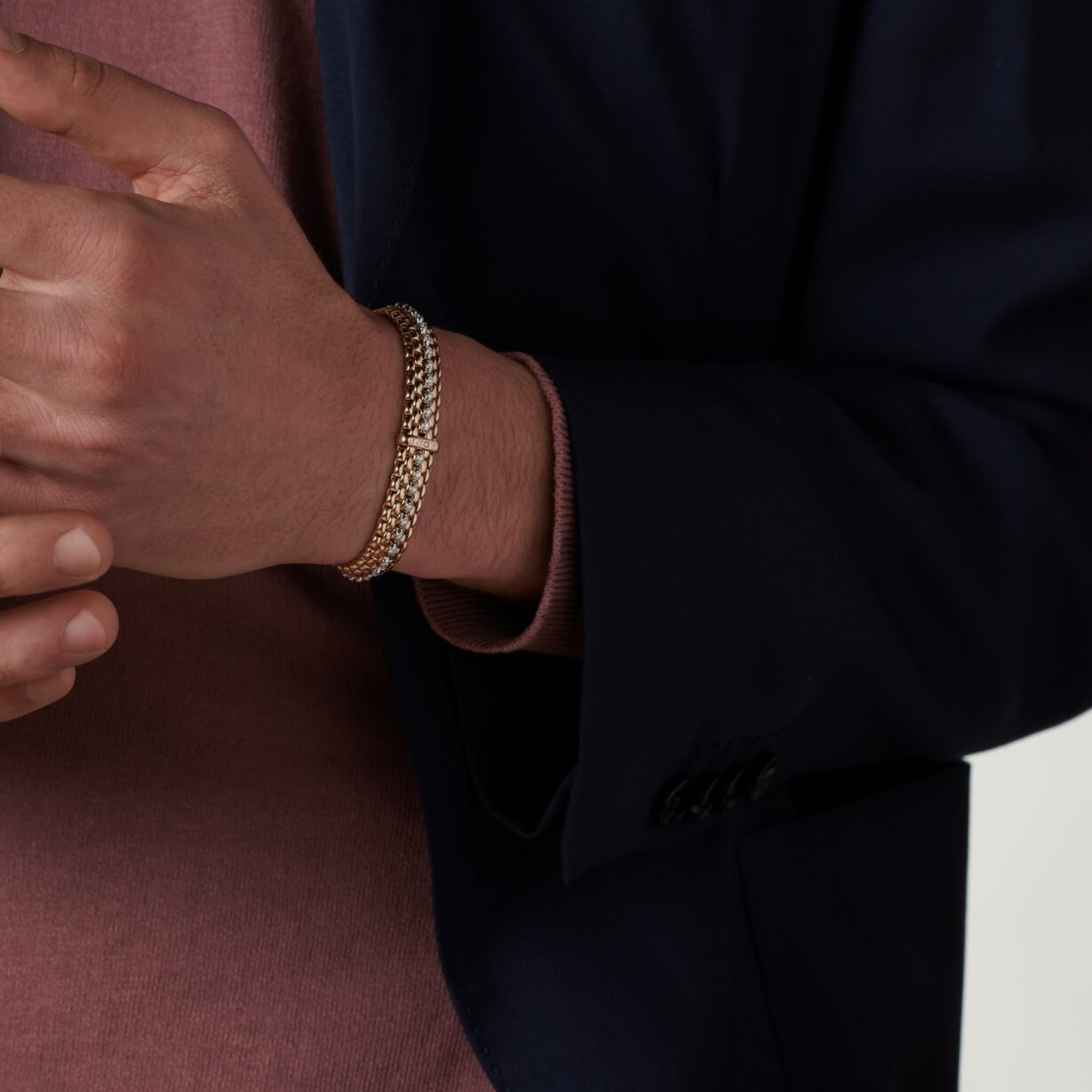 FOPE PANORAMA FLEX'IT ブレスレット ダイヤモンド RG 58504BX_PB_R_RBX_00M