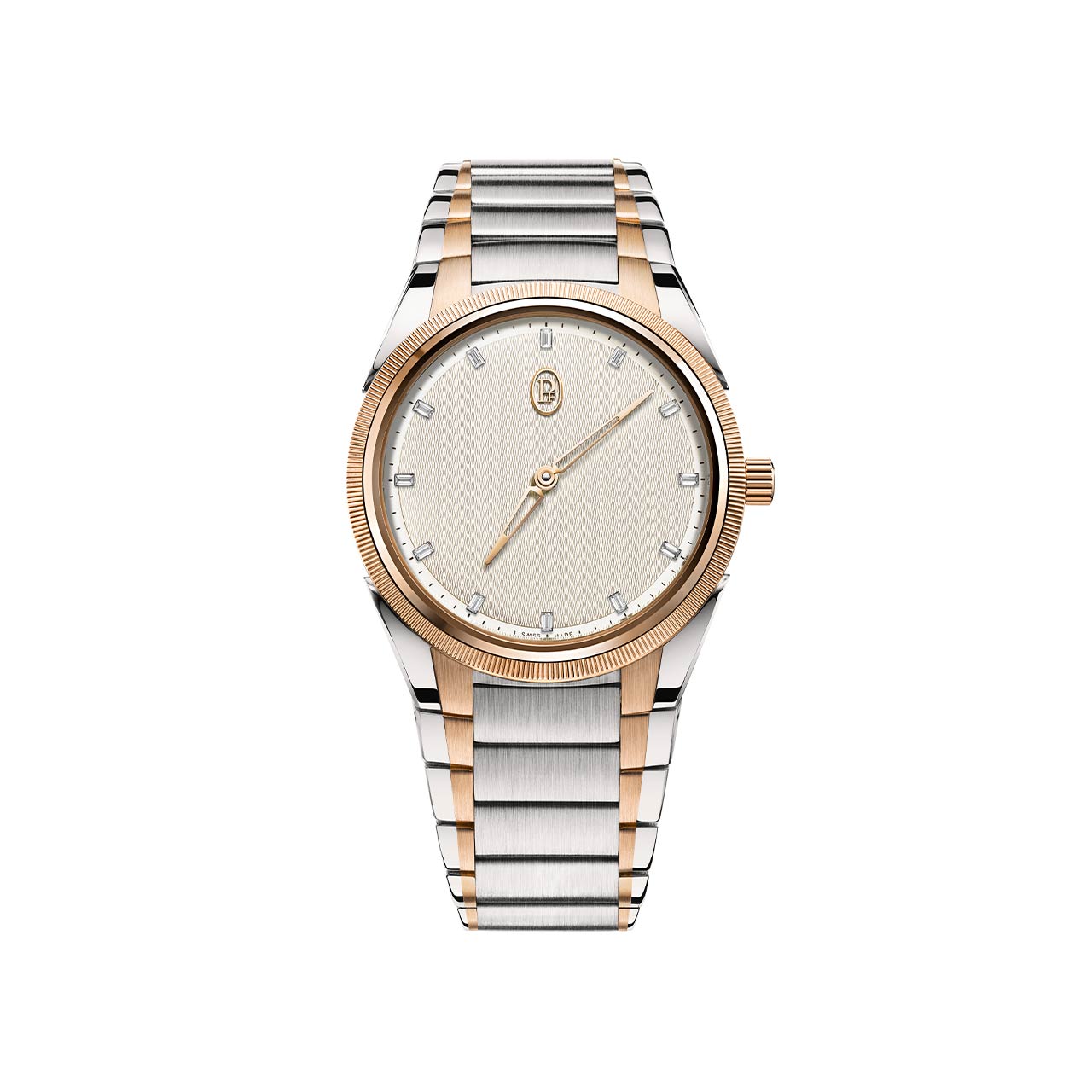 PARMIGIANI FLEURIER トンダ PF オートマティック 36mm スチール-ローズゴールド ホワイトシトリンダイヤル PFC804-1020004-100182