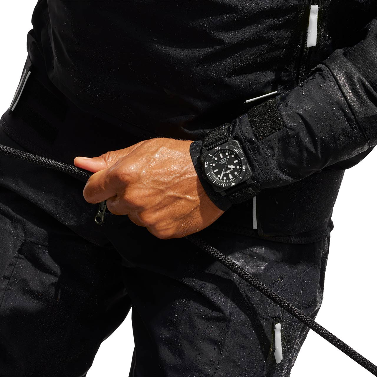Bell & Ross BR 03 ダイバー マットブラック セラミック BR03A-D-BL-CE/SRB