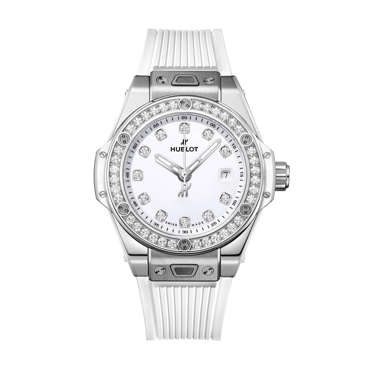 ビッグ・バン ワンクリック スチール ホワイト ダイヤモンド 485.SE.2210.RW.1204｜HUBLOT - ウブロ｜ウォッチ｜神戸三宮  正規時計宝飾店カミネ｜神戸三宮 正規時計宝飾店カミネ