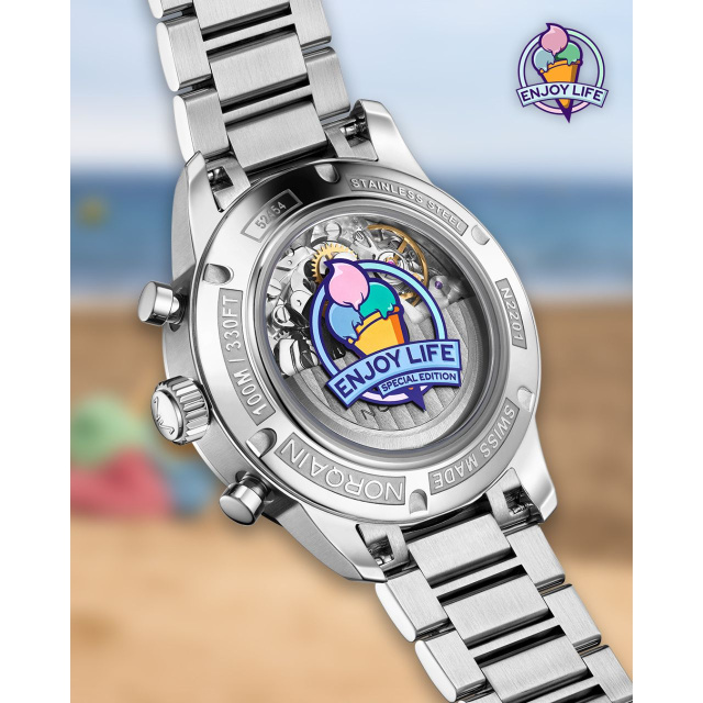 NORQAIN フリーダム 60 クロノ 40mm エンジョイ・ライフ・スペシャル・エディション N2201.19S01.C01