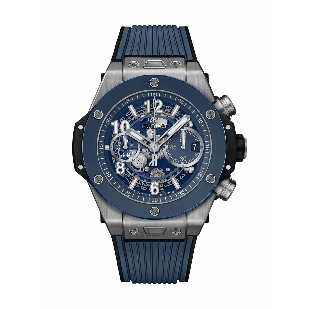 HUBLOT ビッグ・バン ウニコ チタニウム ブルーセラミック 421.NL.5170.RX