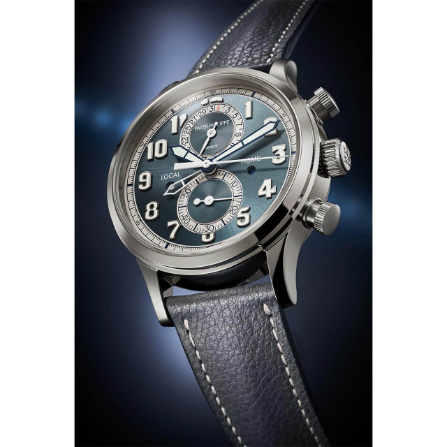 PATEK PHILIPPE カラトラバ・パイロット・トラベルタイム・クロノグラフ 5924G-001