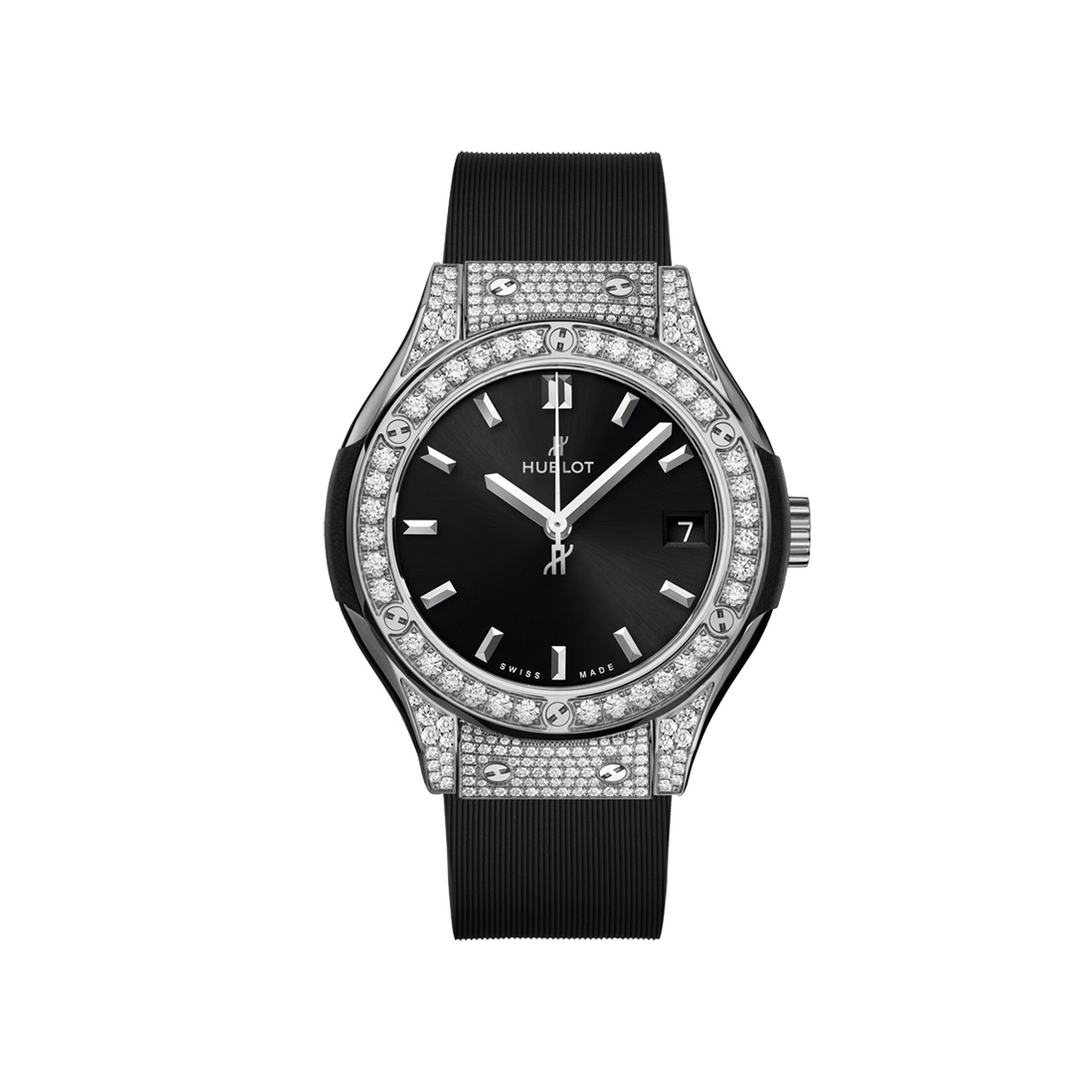 クラシック・フュージョン チタニウム パヴェ 33mm BY HUBLOT クラシック・フュージョン チタニウム パヴェ 33mm バイ ウブロ