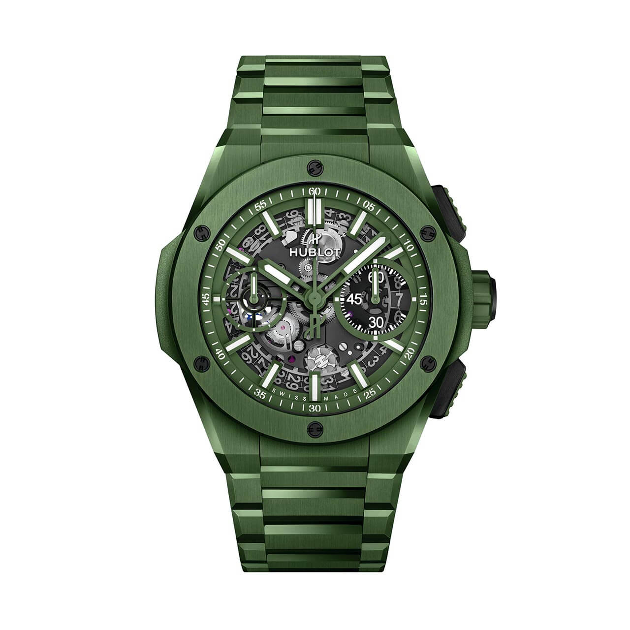 HUBLOT ビッグ・バン インテグレーテッド グリーンセラミック 451.GX.5220.GX