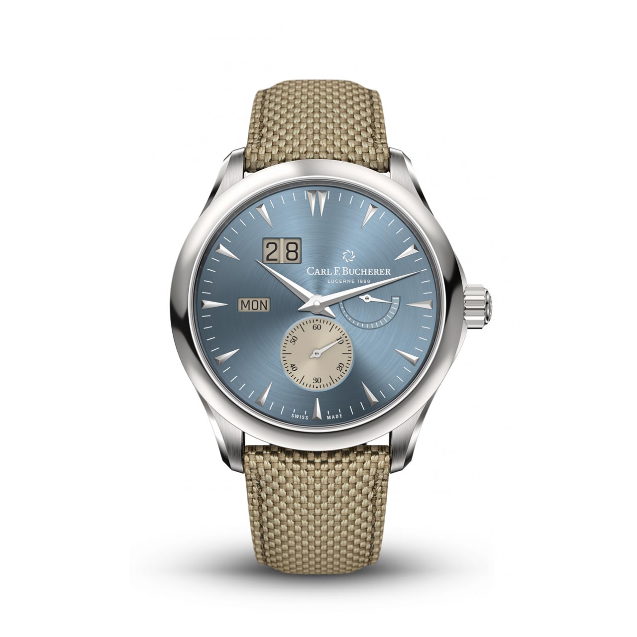 マネロ オートデイト Ref.00.10908.08.13.01｜Carl F. Bucherer - カール F. ブヘラ｜ウォッチ｜神戸三宮  正規時計宝飾店カミネ｜神戸三宮 正規時計宝飾店カミネ