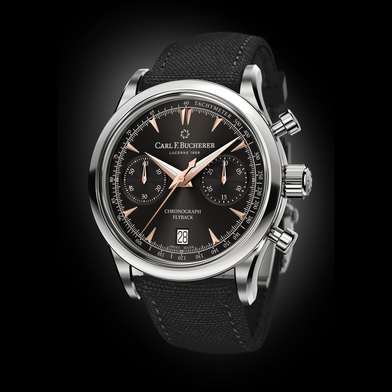 マネロ フライバック 40mm 00.10927.08.33.01｜Carl F. Bucherer 