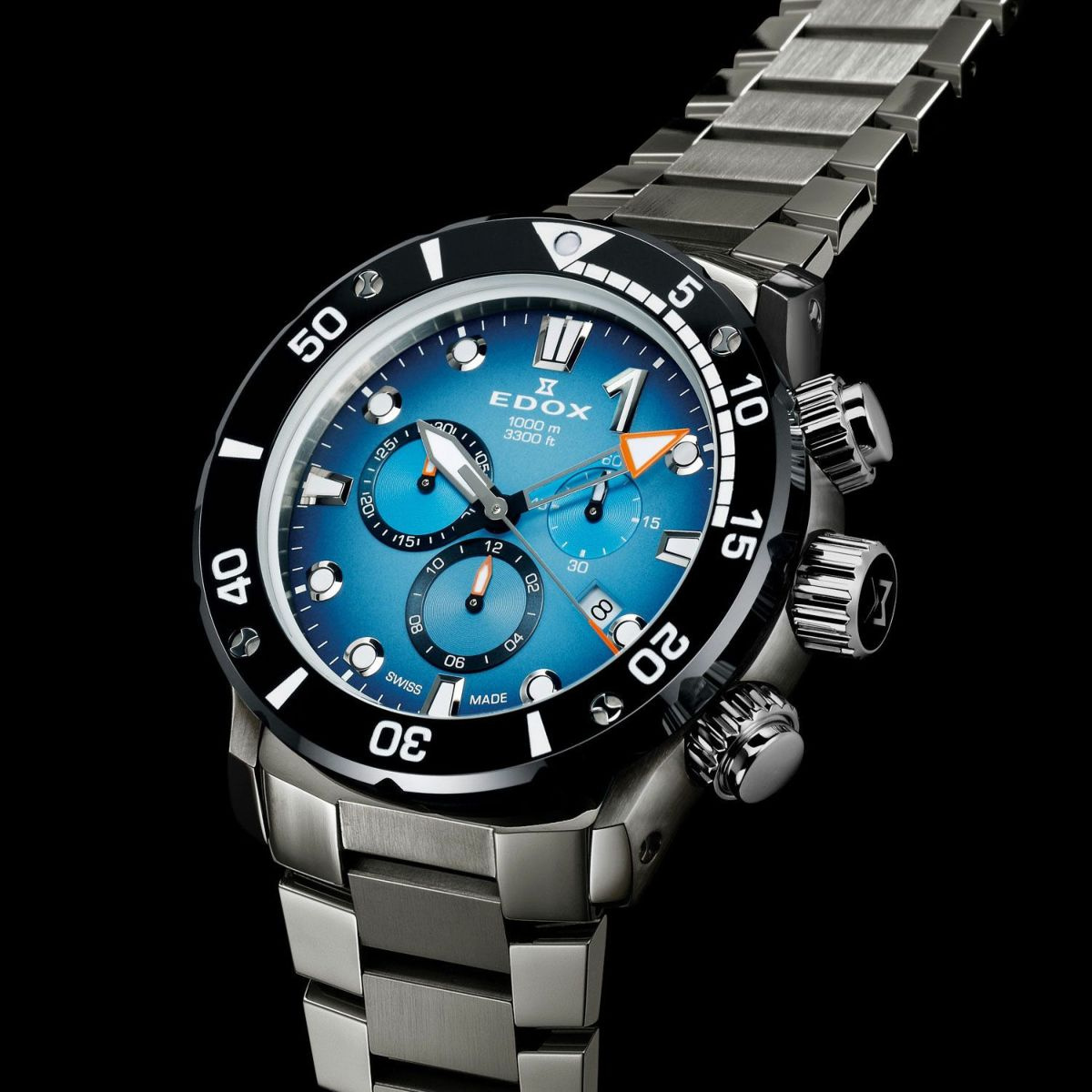 EDOX クロノオフショア1 クロノグラフ 10242-TINM-BUIDN