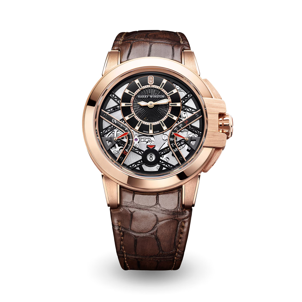 HARRY WINSTON オーシャン バイレトログラード オートマティック 42mm OCEABI42RR001