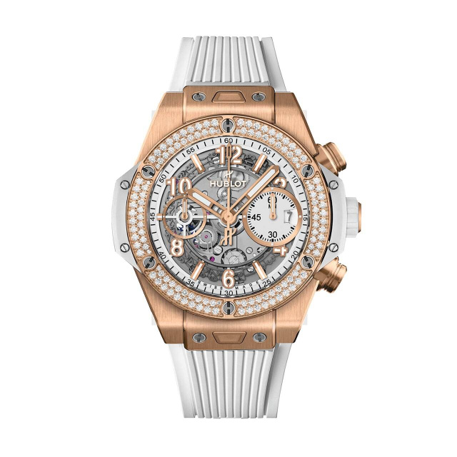 HUBLOT ビッグ・バン ウニコ キングゴールド ホワイト ダイヤモンド 441.OE.2011.RW.1104