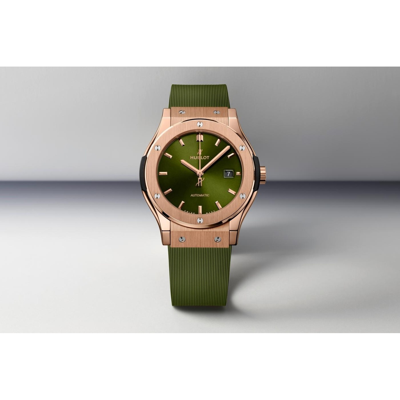 HUBLOT クラシック・フュージョン キングゴールド グリーン 42mm 542.OX.8980.RX