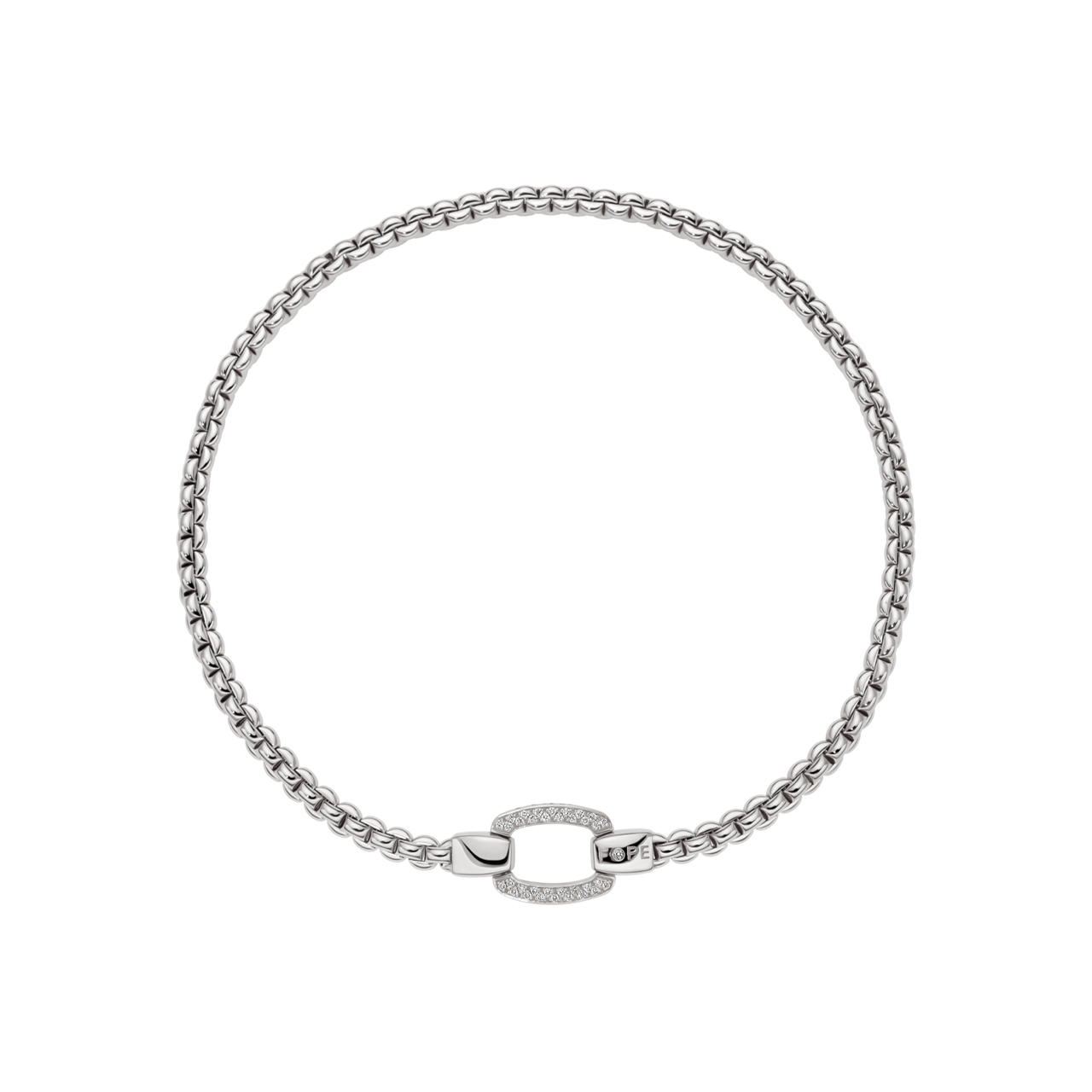 EKA Flex'it ネックレス ダイヤモンドパヴェクラスプ WG 37cm BY FOPE EKA Flex'it ネックレス ダイヤモンドパヴェクラスプ WG 37cm バイ フォッペ