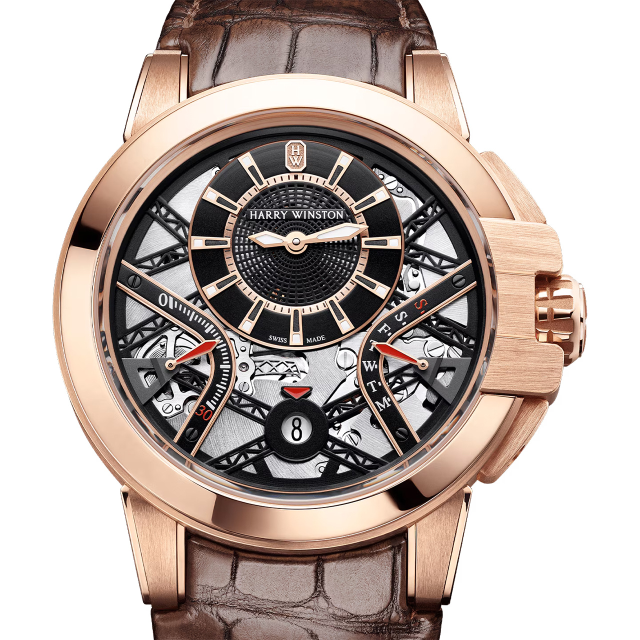 HARRY WINSTON オーシャン バイレトログラード オートマティック 42mm OCEABI42RR001