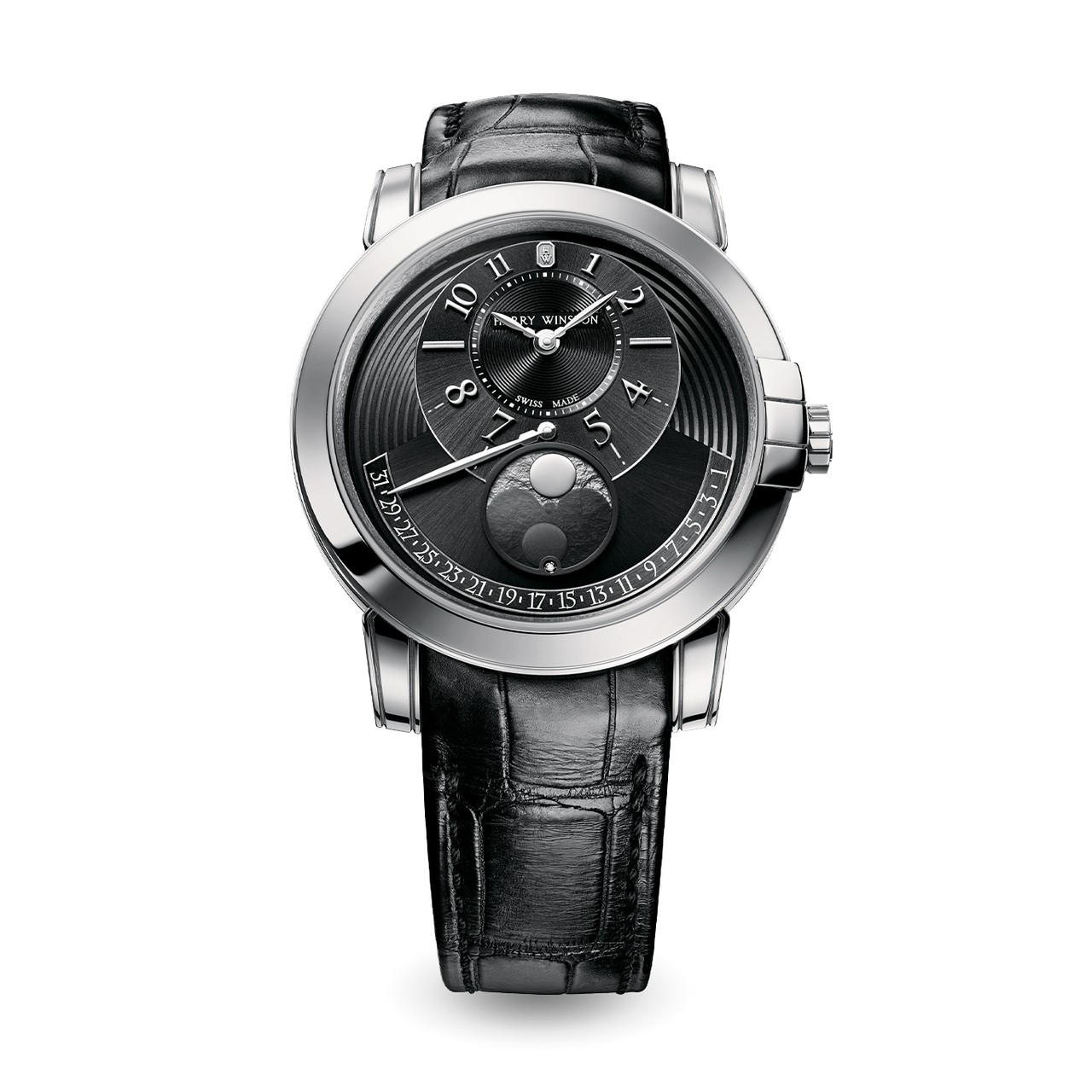 ミッドナイト ムーンフェイズ オートマティック 42mm BY HARRY WINSTON ミッドナイト ムーンフェイズ オートマティック 42mm バイ ハリー・ウィンストン