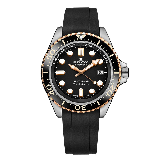 EDOX ネプチュニアン グランデ リザーブ デイト オートマティック 80801-3NRCA-NIR
