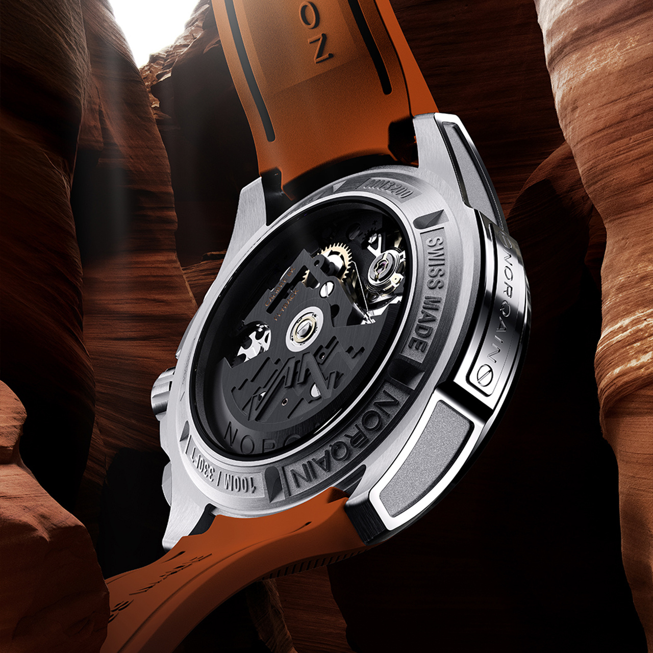 NORQAIN インディペンデンス スケルトン クロノ 42mm N3200.40S01.O01