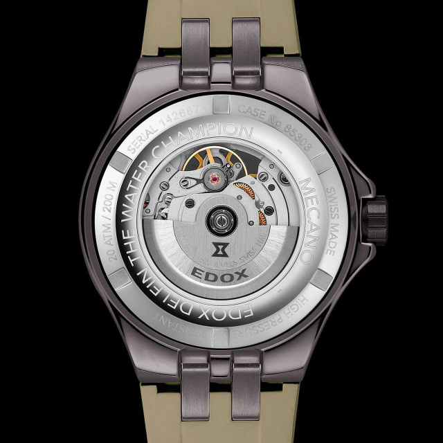 EDOX デルフィン メカノ　オートマティック 85303-357GNCAV-VONB