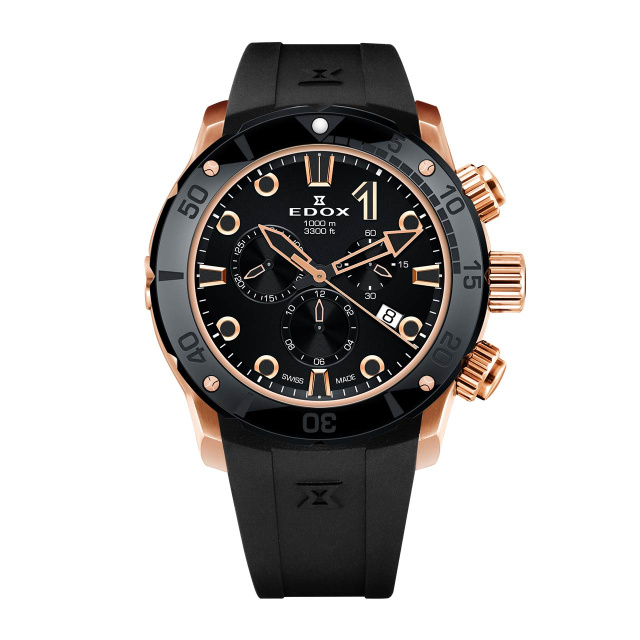 EDOX クロノオフショア1 クロノグラフ 10242-TINR-NIR