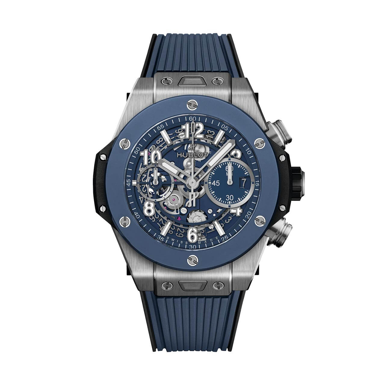 HUBLOT ビッグ・バン ウニコ チタニウム ブルー セラミック 441.NL.5171.RX