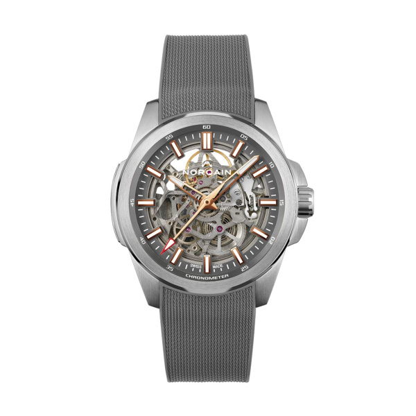 NORQAIN インディペンデンス スケルトン 42mm グレー N3000SLA/G303/322GR.20S