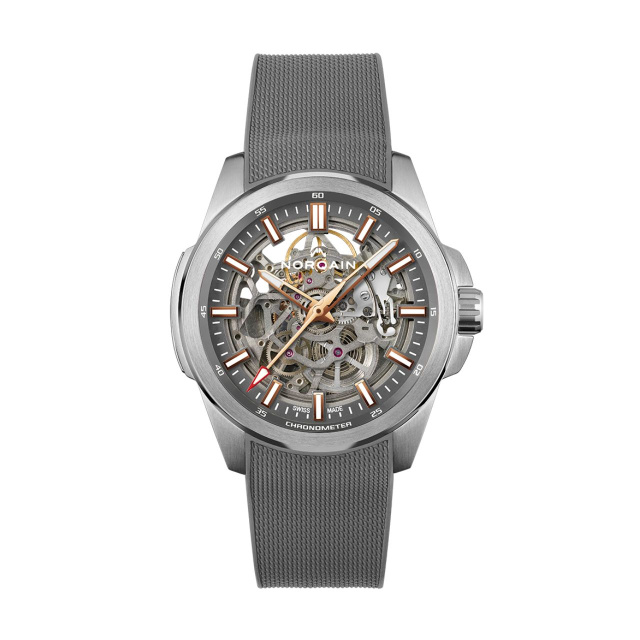 NORQAIN インディペンデンス スケルトン 42mm グレー N3000SLA/G303/322GR.20S