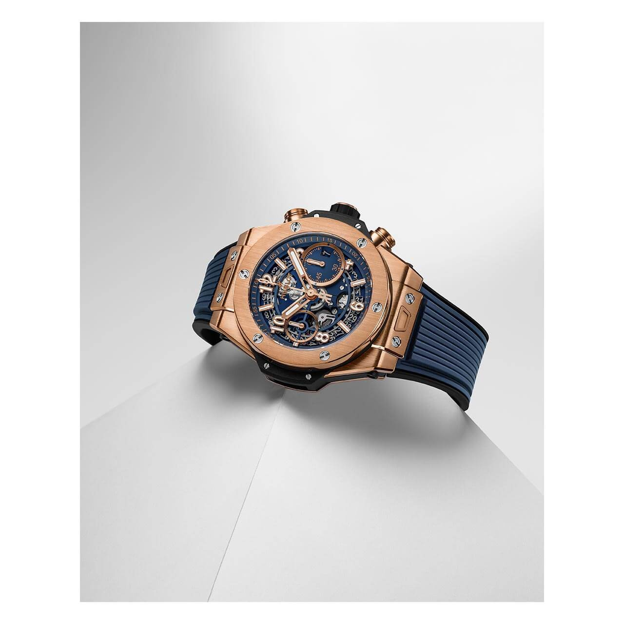 HUBLOT ビッグ・バン ウニコ キングゴールド ブルー 441.OX.5181.RX