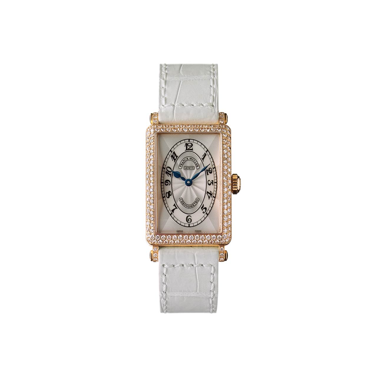 FRANCK MULLER LADIES ロングアイランド レディース クロノメトロ ダイヤモンド 902 QZ CMETRO D