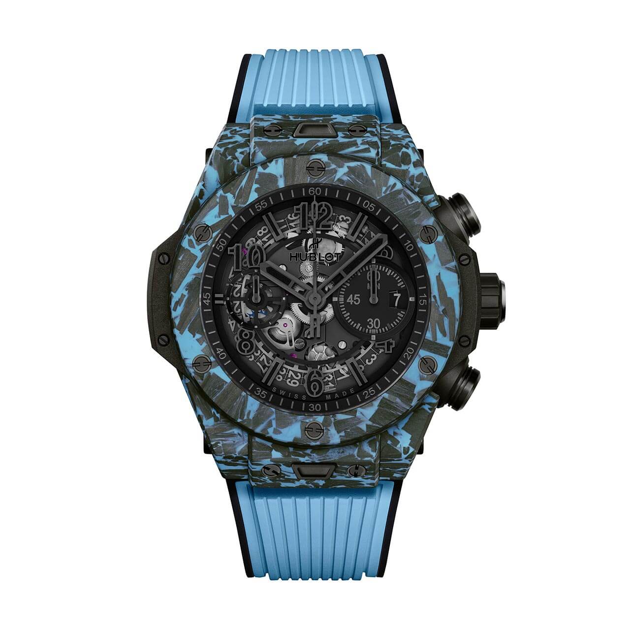 HUBLOT ビッグ・バン ウニコ カーボン スカイブルー 421.QL.1110.RX.JPN