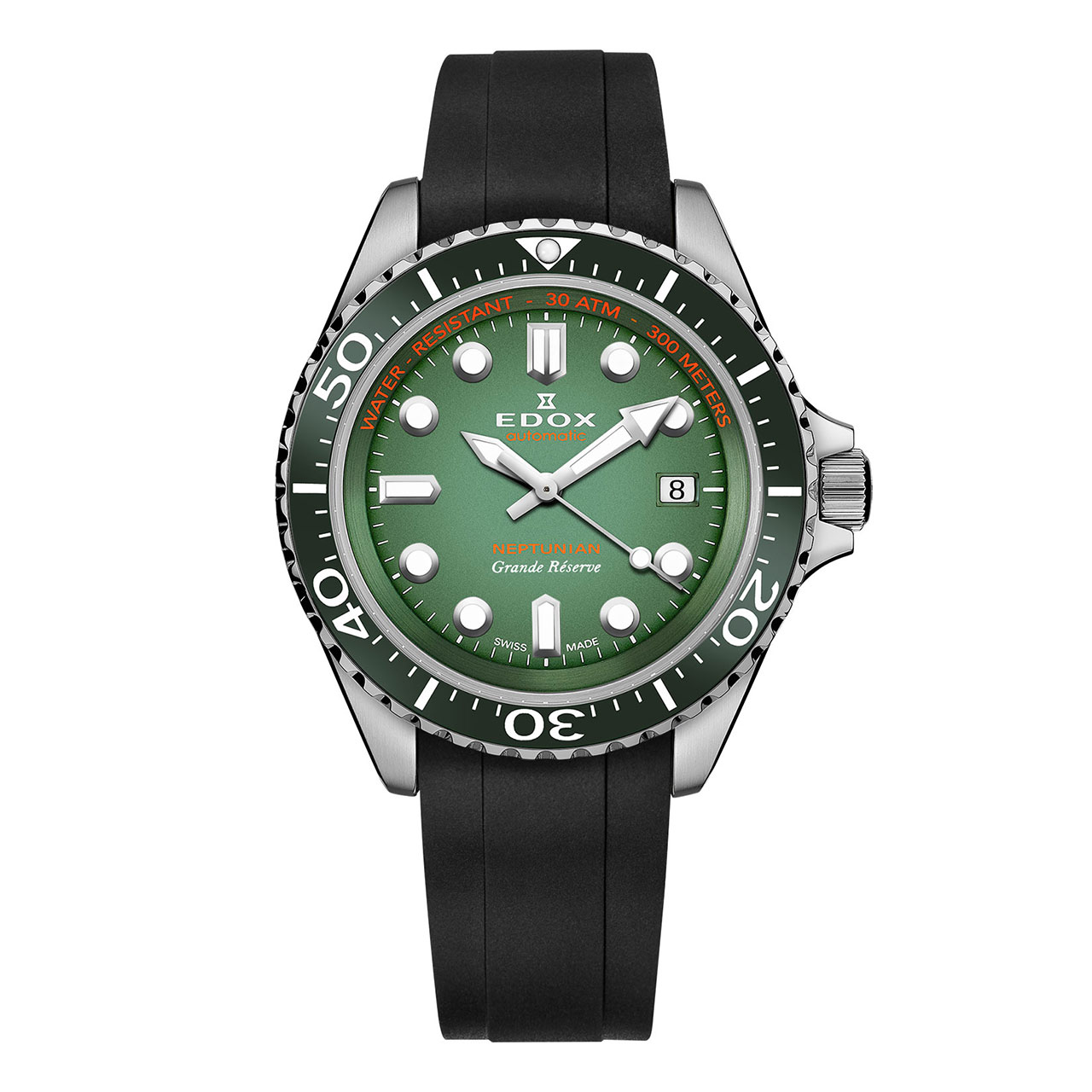EDOX ネプチュニアン グランデ リザーブ デイト オートマティック 80801-3VCA-VDN