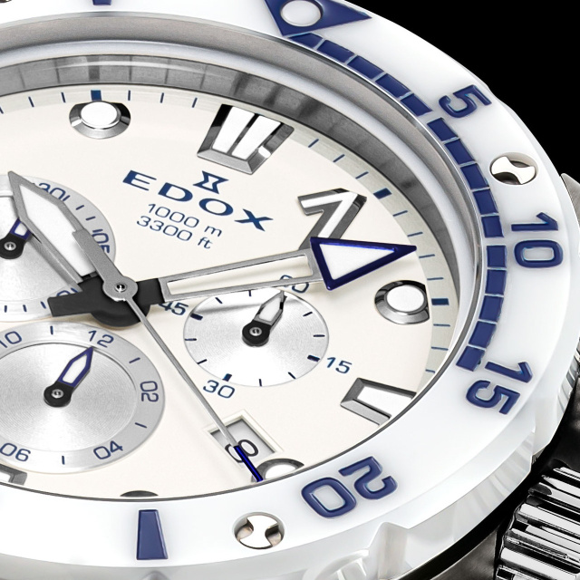 EDOX クロノオフショア1 クロノグラフ ジャパン リミテッド エディション 10242-TINB-BBUINGM