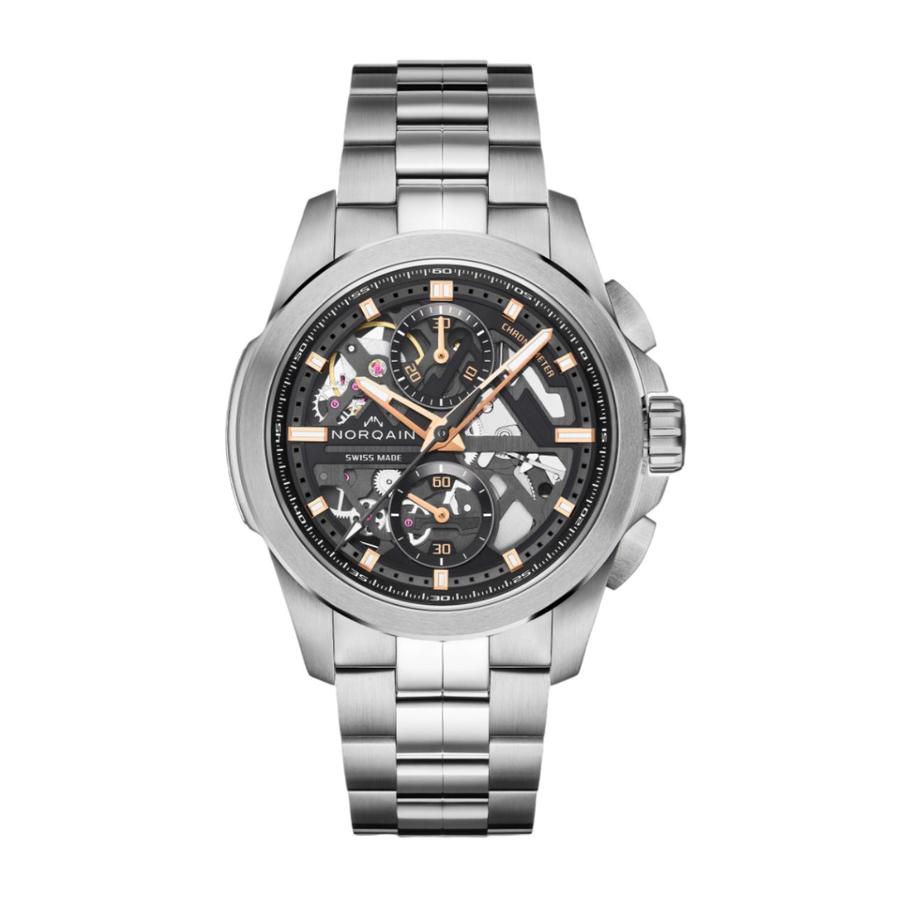 【初回限定お試し価格】 インディペンデンス スケルトン クロノ 42mm NN3200SC/B323 その他