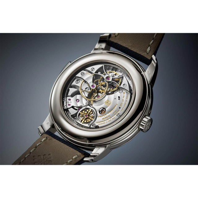 PATEK PHILIPPE ミニット・リピーター, トゥールビヨン, レトログラード日付表示針付永久カレンダー 5316/50P-001