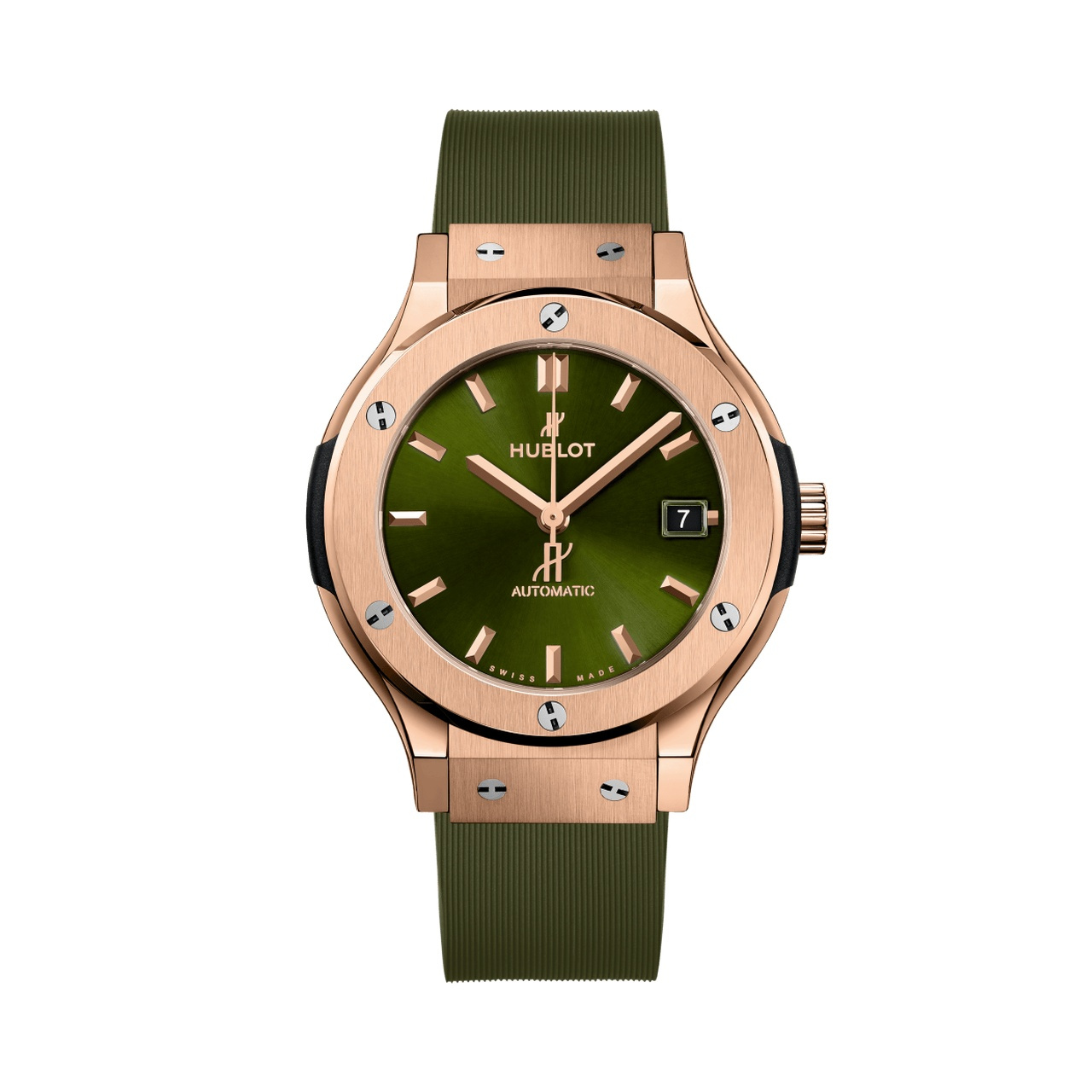 HUBLOT クラシック・フュージョン キングゴールド グリーン 38mm 565.OX.8980.RX